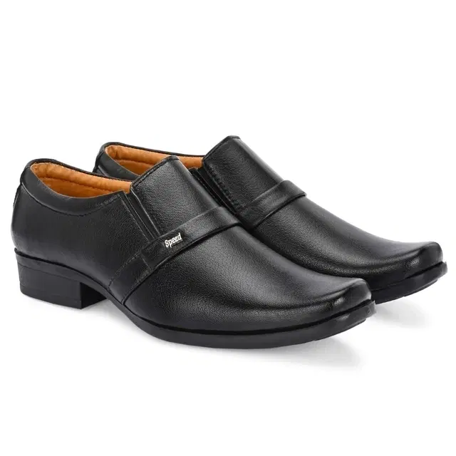 Densu Comfort Fit Formal Shoes for Men, Black (9)
