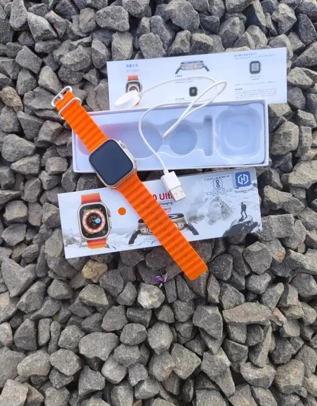 Silicone T800 Ultra Smartwatch, Orange