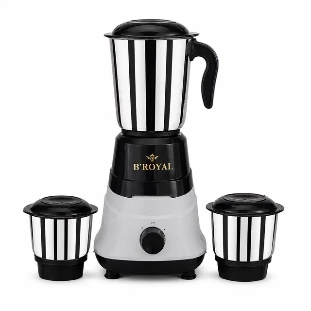 Chetak Mixer Grinder With 3 Jars [Grey&Black,500 W]