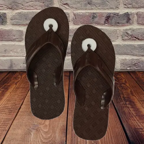 Flipflops for Men (Brown, 4)