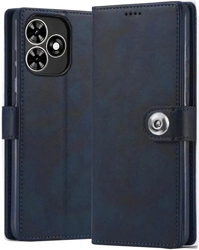 Flip Mobile Cover for Itel A665L/Itel A70, Multicolor