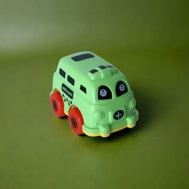 Plastic Friction Car Toy for Kids, Multicolor