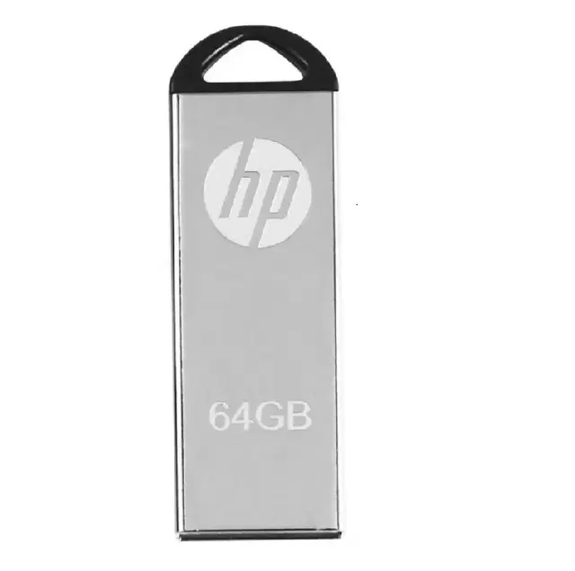 HP flash dirve 64 GB Pen Drive, Silver, Pack of 1