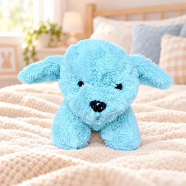FunZoo Puffy Dog – 20 Cm, Blue