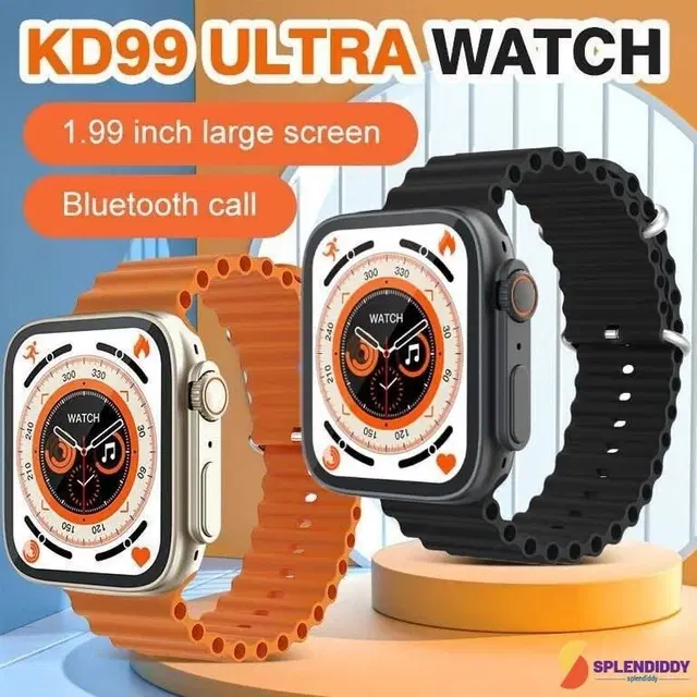 Silicone Strap S8 Ultra Smart Watch, Orange