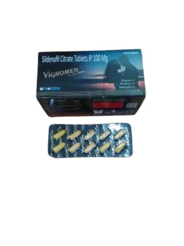 Sildenafil Citrate 100 MG Vigromen 10 Pcs Capsules, Set of 1