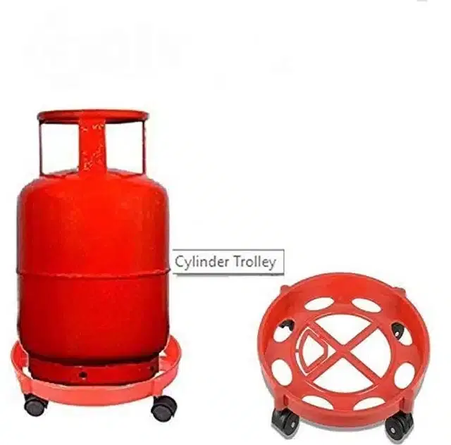 LPG Cylinder Trolley, Red