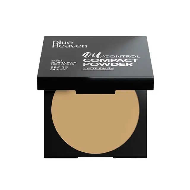 Blue Heaven Oil Control Matte Finish Compact, Honey Medium 301, 8 g
