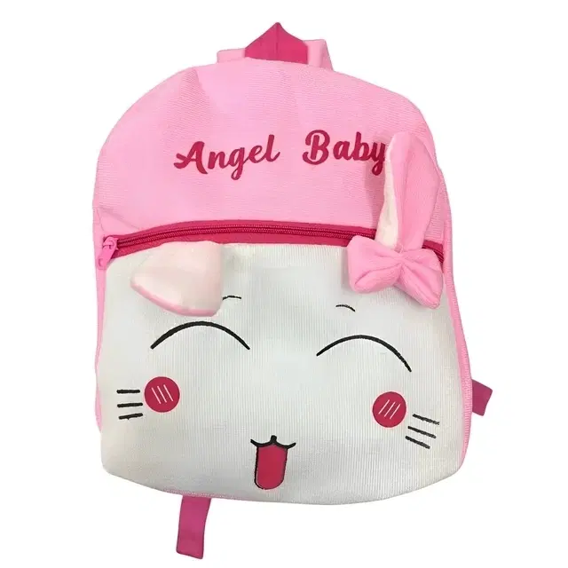 Pink & White Angel Baby Girls School Bag