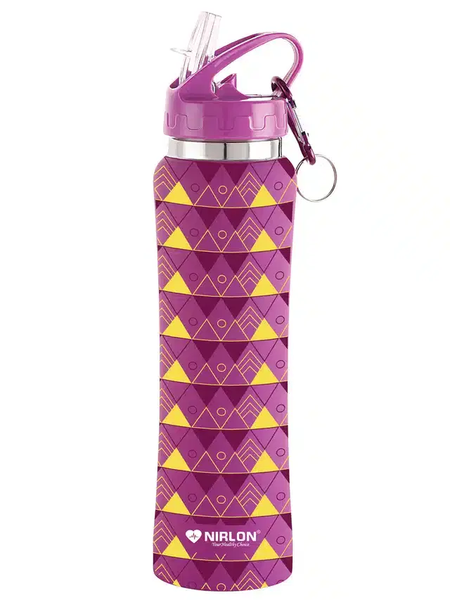 Stainless Steel Sipper Water Bottle, Purple, 750 ml