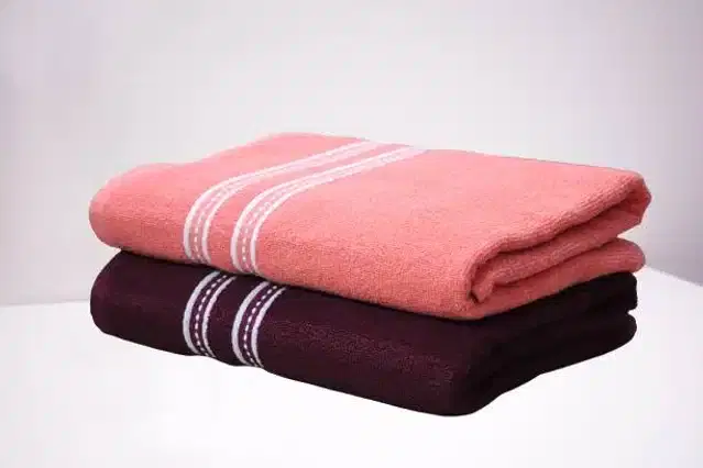 Bath Towel, 27x54 inches, Pack of 2, Multicolor