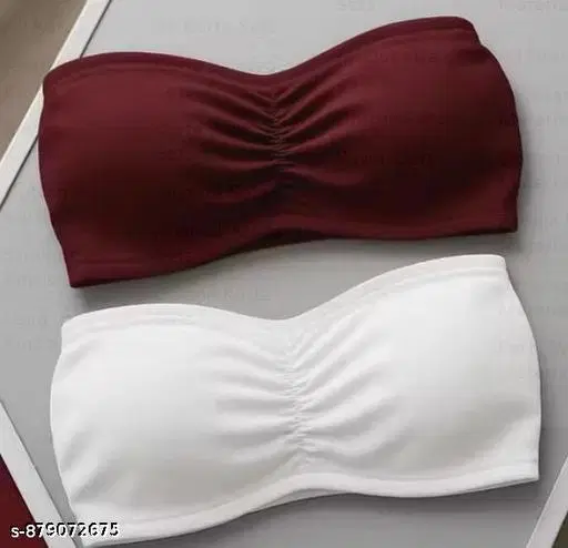 Solid Cotton Everyday/Hook Bra for Women, Pack of 2 (Maroon, S)