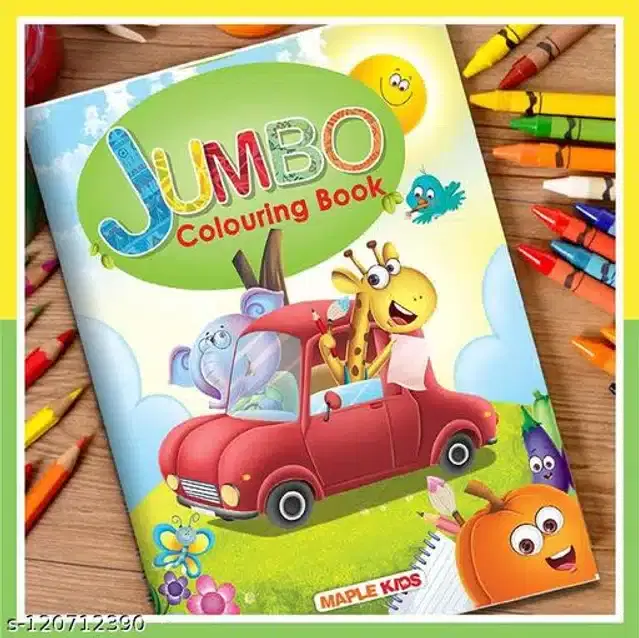Jumbo Colouring Book, Multicolor