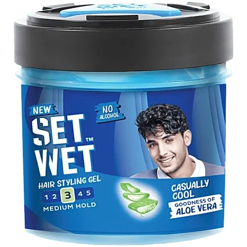 Set Wet Cool Hold Strength Hair Gel 250 ml