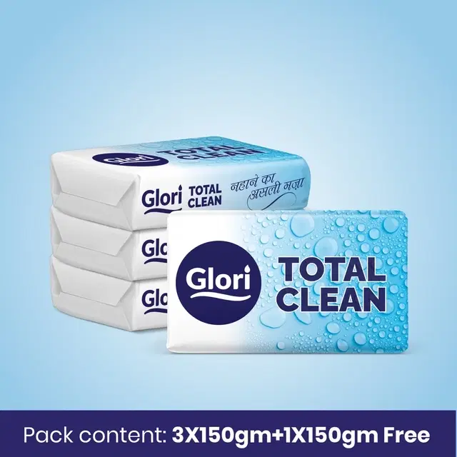 Glori Total Clean Soap 4X150 g