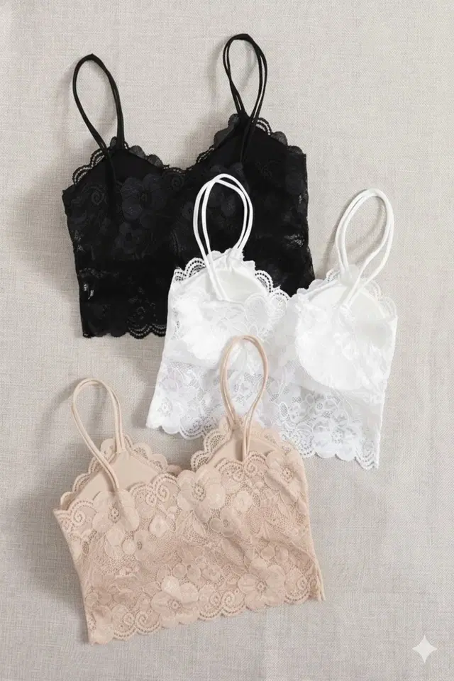 Cotton Solid Padded Bras for Women, Multicolour, Pack of 3 (28)