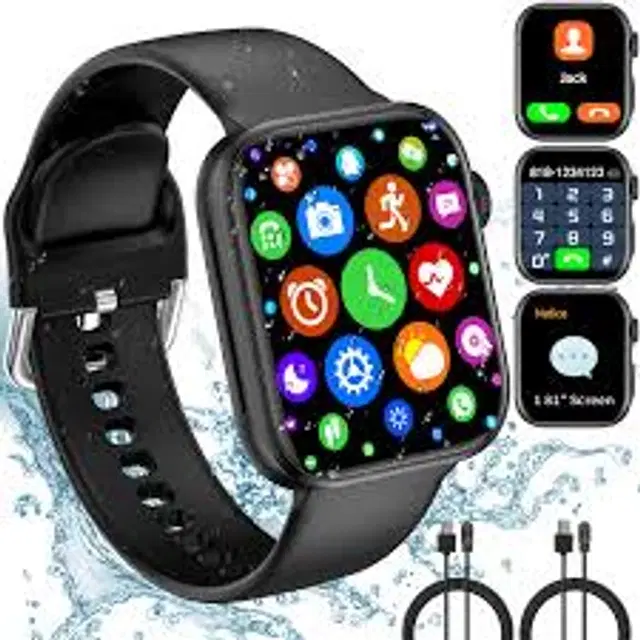 Smartwatch for Men & Women, Black