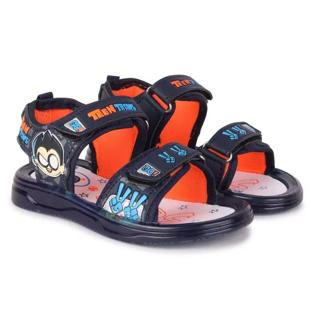 Sandals for Boys (Navy Blue, 7C)