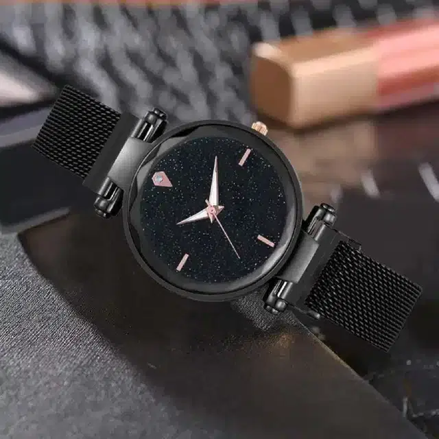 Women's Analog Watches, Pack of 1 (Black)