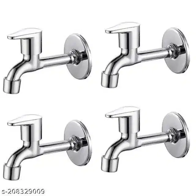 Bathroom Tap, Silver, Pack Of 4