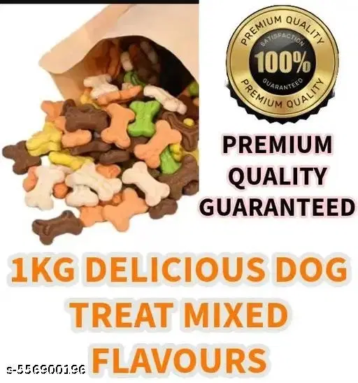 Mix Flavourd Baked Biscuits for dog, 1000 gm,(Pack Of 1)
