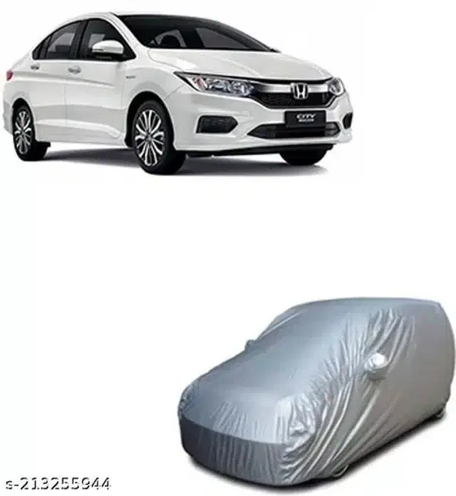 Taffeta Waterproof Car Cover for Honda City, Multicolor