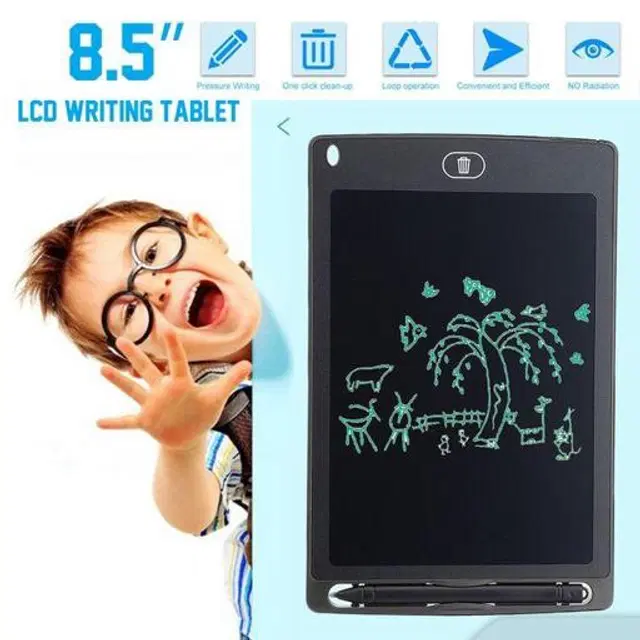 LCD Writing Pad for Kids, Multicolor, 8.5 inches