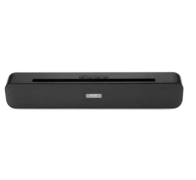 MZ M423SP, PORTABLE HOME TV Dynamic Thunder Sound 2400mAh Battery 10 W Bluetooth Soundbar, Black, Stereo Channel