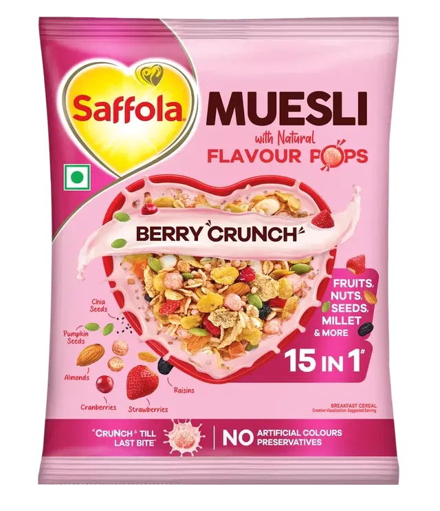 Saffola Muesli Berry Crunch 36 g