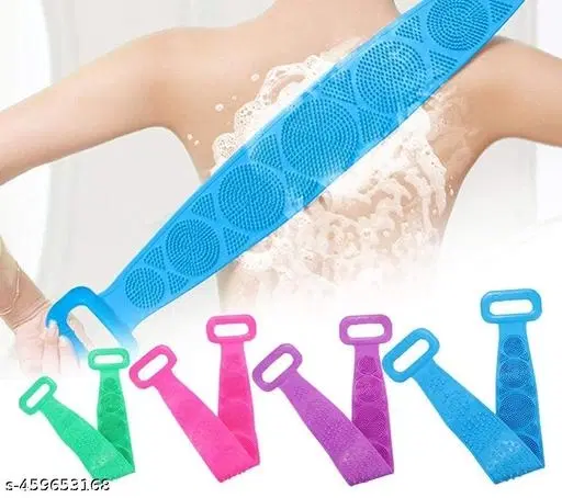 Silicone Body Bath Brush, Multicolor, Pack of 1