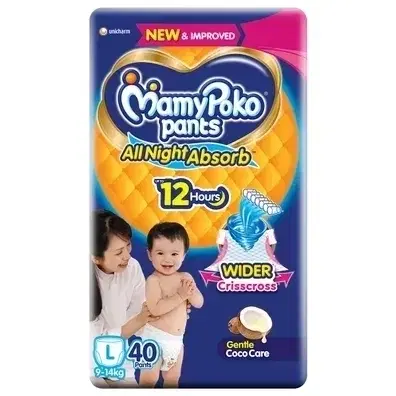 MamyPoko Pants Standard (Large) - 40 Diapers