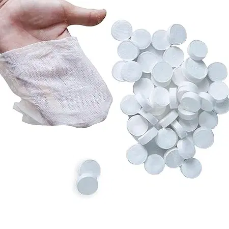 Microfiber 50 Pcs Coin Tissues, Set of 1