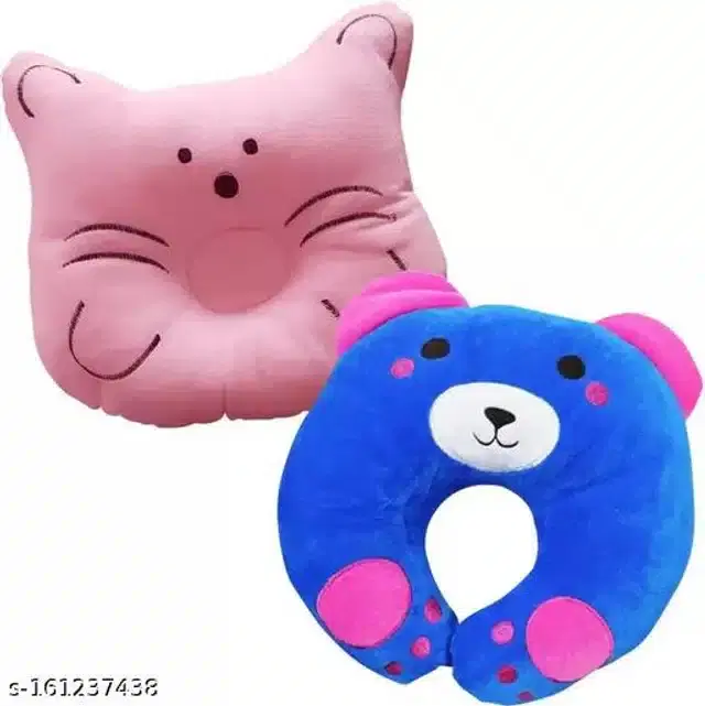Pillow for Baby, Pink & Blue, Pack of 2
