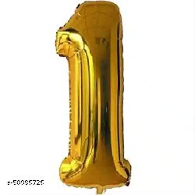 Number Foil Balloon, Assorted, Pack of 1