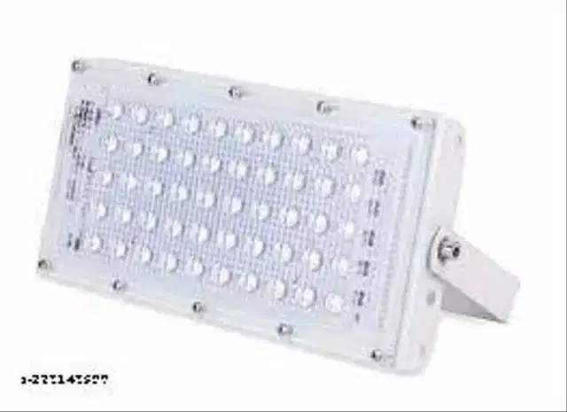 Remote Control Flood Light, White, 50 W