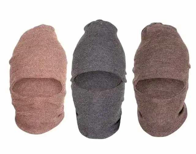 Woolen Monkey Cap Pack of 3, Pack of 3 (Multicolor)