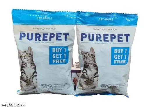 Purepet Ocean Fish Food for Cat, 250 g, Pack of 2