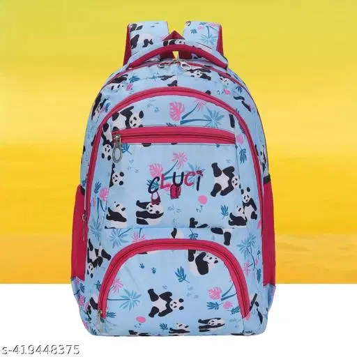 Canvas Backpack Bag, Blue