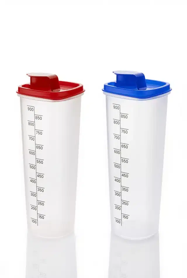 Plastic Oil Dispenser, Multicolor, 1000 ml, Pack of 2