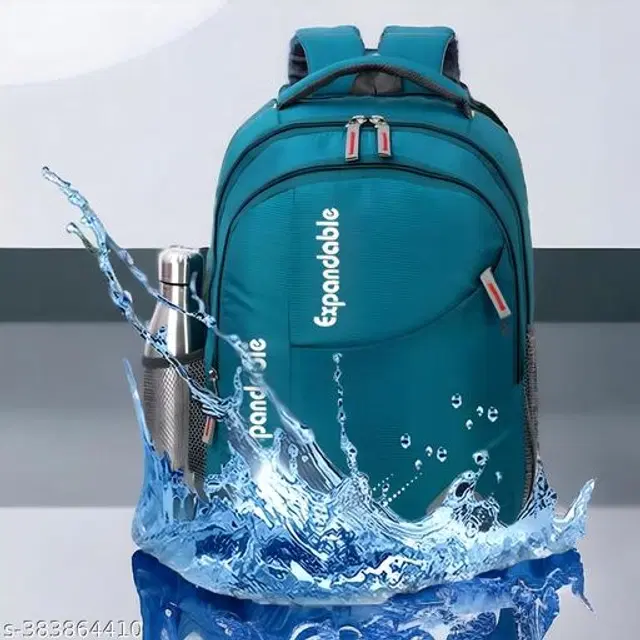 Polyester Backpack for Kids, Teal, 35 L