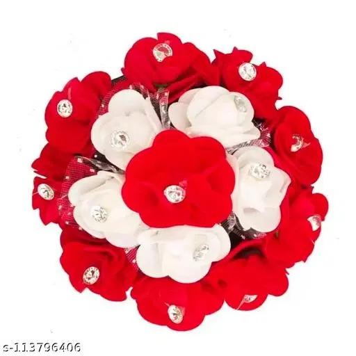 Hair Bun Extension for Women (Red)