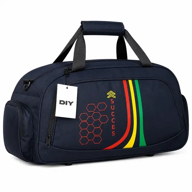 Jacket Duffel Bag, Blue [55 cm]
