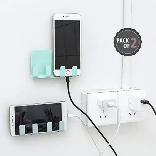 Wall Mount Mobile Holder, Pack of 2, Assorted