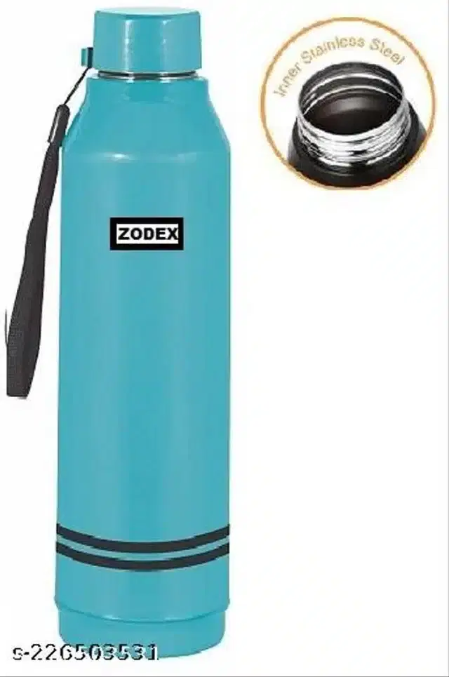 Plastic Water Bottle, Blue, 1000 ml
