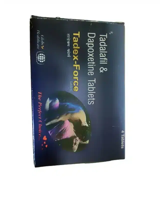 Tadalafil & Dapoxetine Tadax Force Sexual 4 Pcs Capsule, Pack of 2