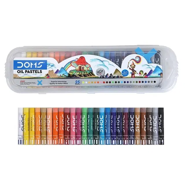 Doms Oil Pastel 25 Shades [Multicolor]