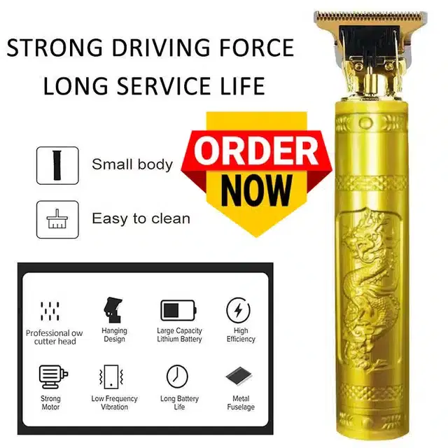 Professional Hair Trimmer for Men, Gold
