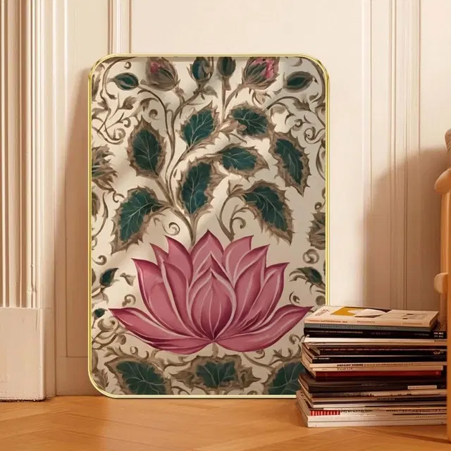 Kc Arts Uv Coated Lotus Wall Art Wall Hanging 12x18in
