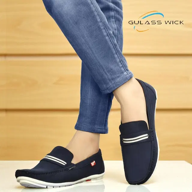 Derby Casual Shoes for Men (Blue, 6)