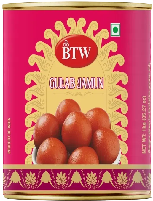 BTW Gulab Jamun 1 kg Tin
